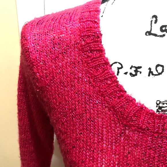Women’s Long Sleeve Sequin Sweater- Motherhood Maternity - $15 - Picture 3 of 6